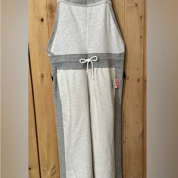 FP Movement by Free People Pants - Gray and White Jumpsuit